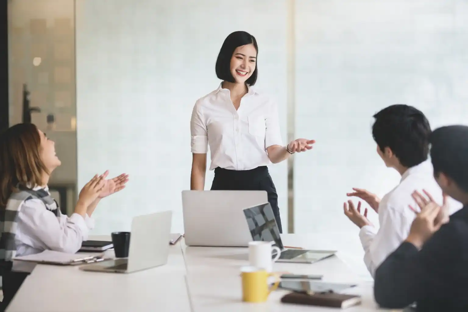 Founders discussing strategy and early-stage company direction